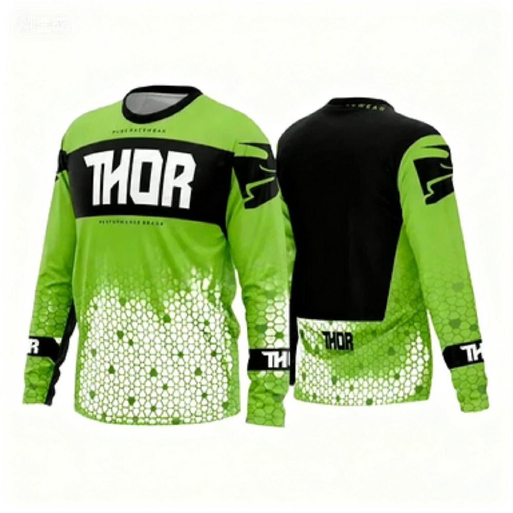 Riding Gear - เสื้อขี่มอเตอร์ไซค์มืออาชีพ แขนยาว สำหรับขี่ออฟโรด ระบายอากาศได้ดี สวมใส่สบาย