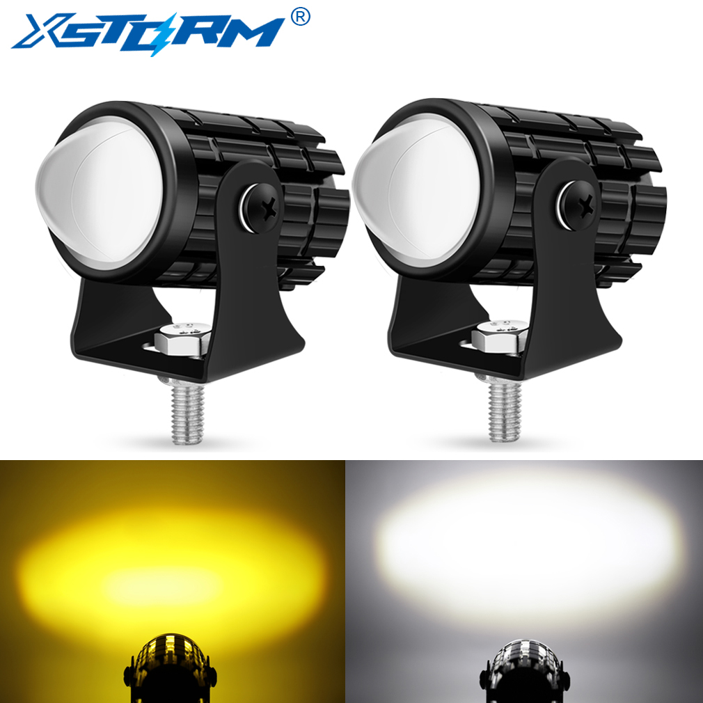 Universal Motorcycle Led Headlight Projector - Universal รถจักรยานยนต์ Lampu Depan LED โปรเจคเตอร์เลนส์