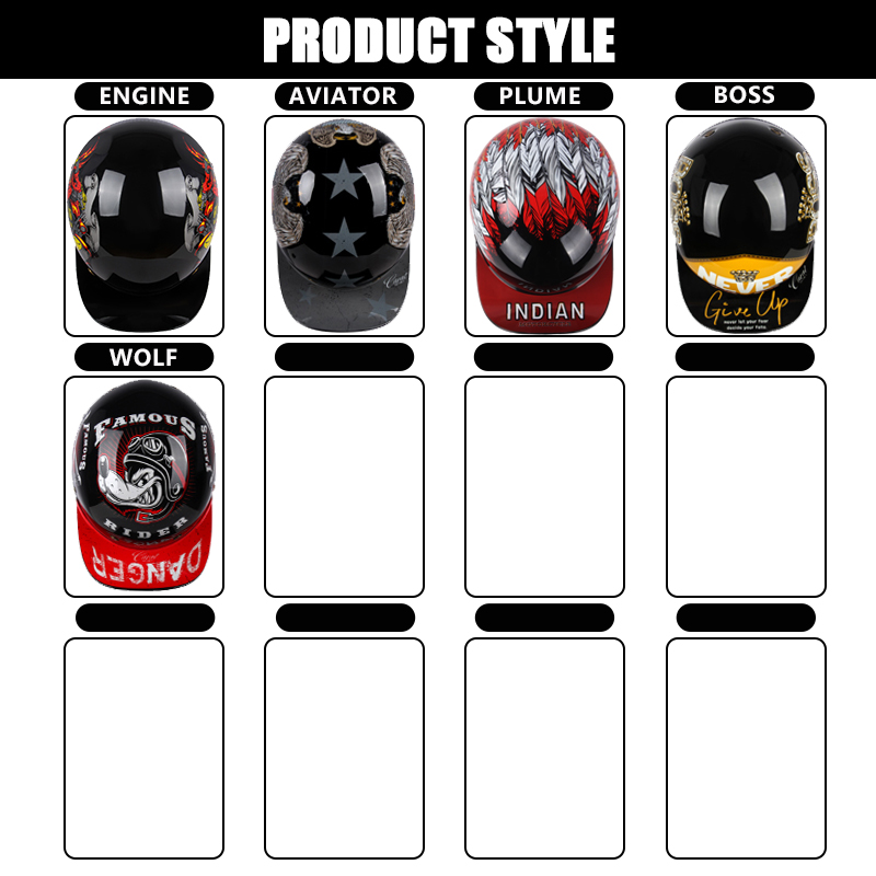 หมวกเบสบอลหมวกกันน็อควินเทจสำห - Vintage Open Face Retro Helmet บทวิจารณ์และราคา
