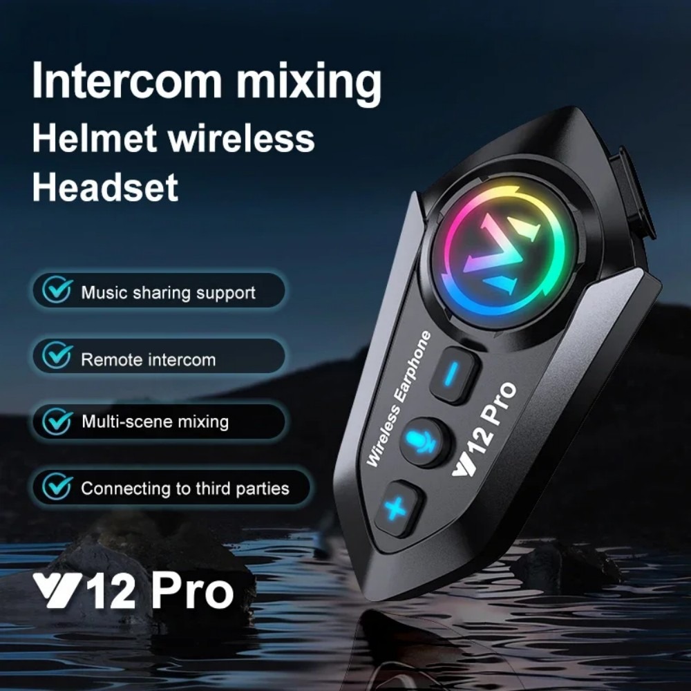 1 หรือ 2 ชิ้น ชุดหูฟังอินเตอร์ - Full Face Motorcycle Helmet With Bluetooth บทวิจารณ์และราคา