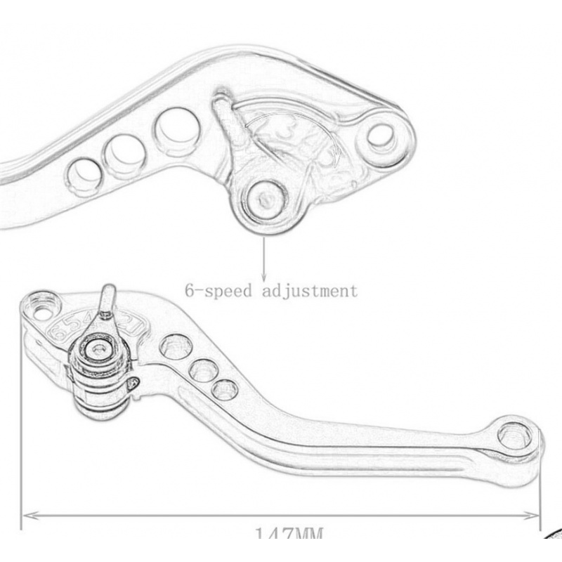 สำหรับรถมอเตอร์ไซค์ Super Soco - Cnc Aluminum Adjustable Brake Clutch Levers บทวิจารณ์และราคา