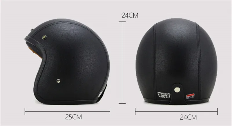 หมวกกันน็อคสไตล์เรโทร วินเทจ ค - Vintage Open Face Retro Helmet บทวิจารณ์และราคา