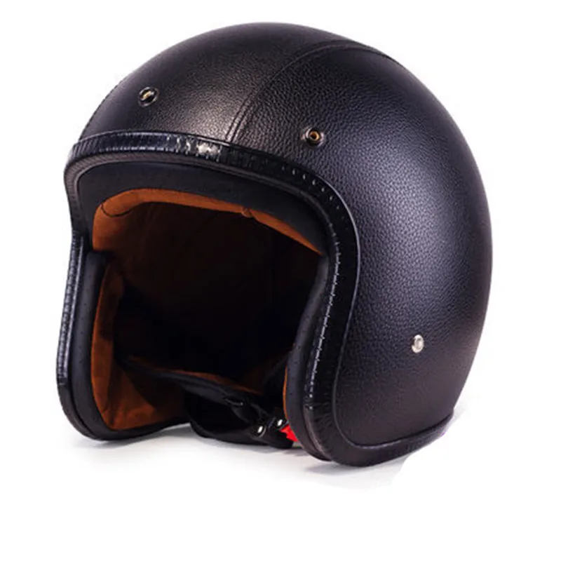 หมวกกันน็อคสไตล์เรโทร วินเทจ ค - Vintage Open Face Retro Helmet บทวิจารณ์และราคา