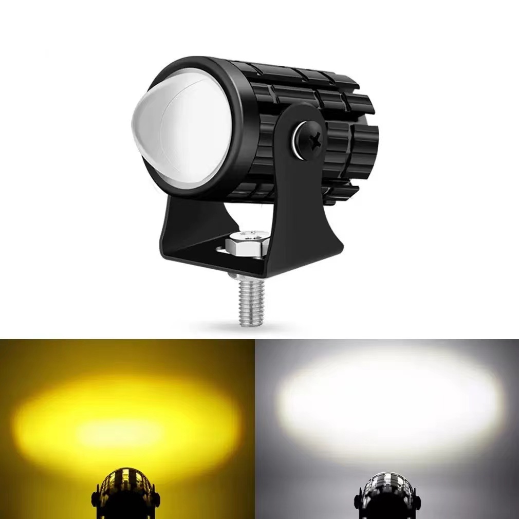 ไฟหน้ารถจักรยานยนต์ LED อเนกปร - Universal Motorcycle Led Headlight Projector บทวิจารณ์และราคา
