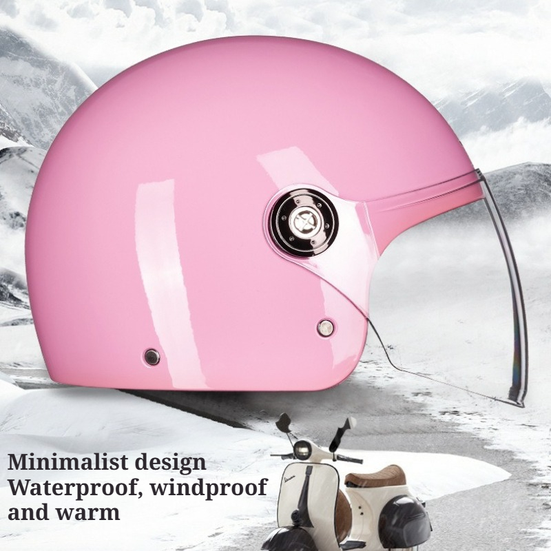 หมวกกันน็อคมอเตอร์ไซค์แบบเปิดห - Vintage Open Face Retro Helmet บทวิจารณ์และราคา