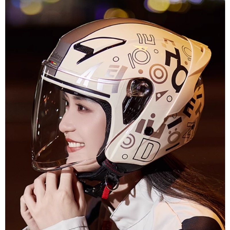 หมวกกันน็อคแบบเปิดหน้าสไตล์วิน - Vintage Open Face Retro Helmet บทวิจารณ์และราคา