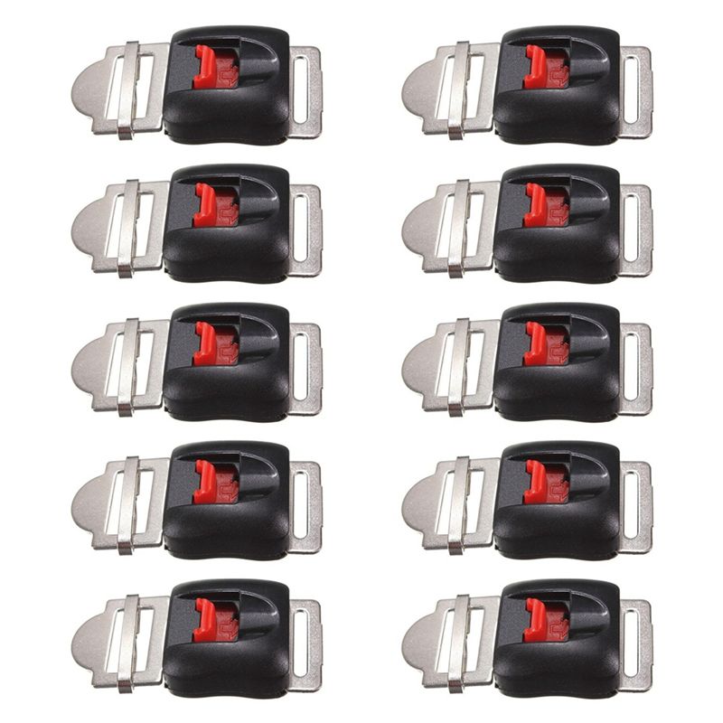 คลิปหนีบหมวกกันน็อคมอเตอร์ไซค์ - Quick Release Buckle Motorcycle Helmet บทวิจารณ์และราคา