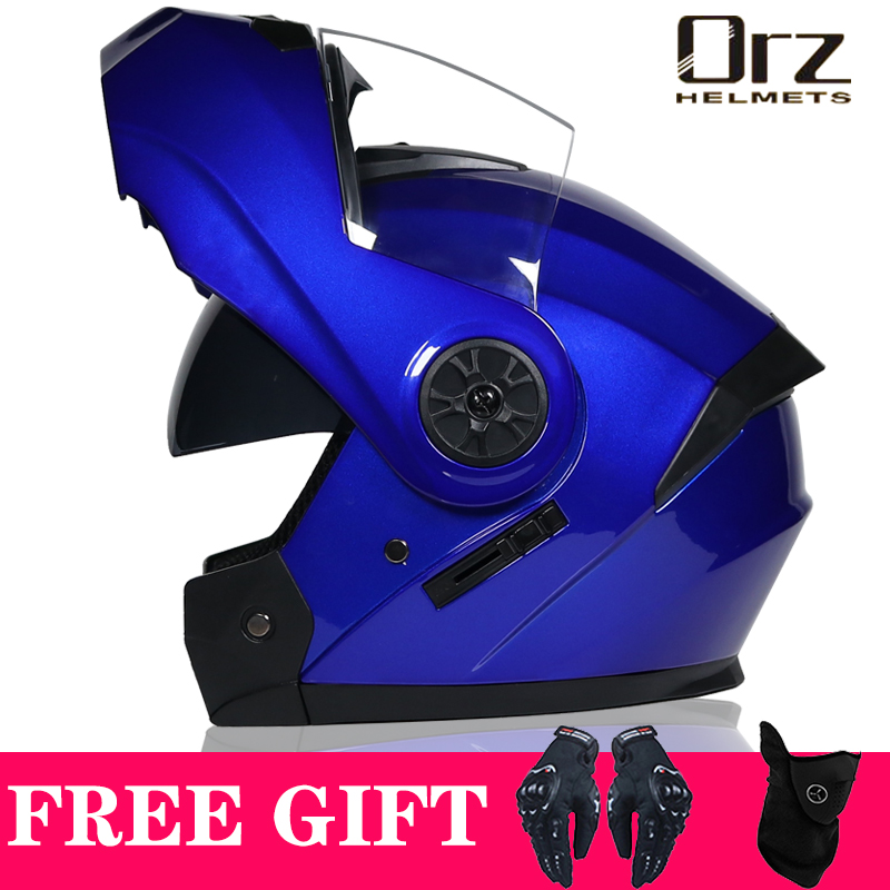 หมวกกันน็อคแบบเปิดคาง DOT รุ่น - Dual Visor Motorcycle Racing Helmet บทวิจารณ์และราคา