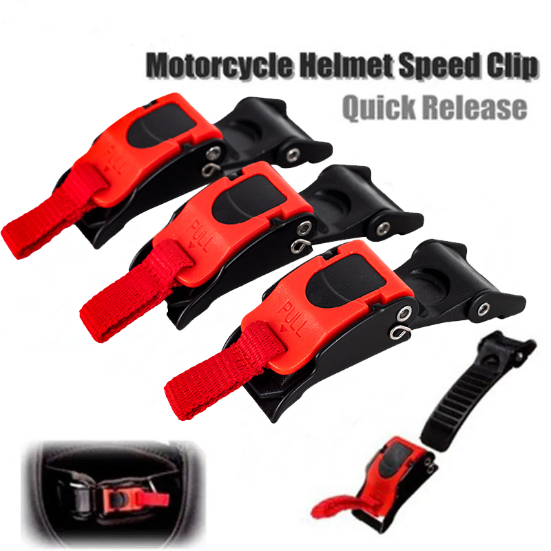 ชุดคลิปล็อคสายรัดคางหมวกกันน็อ - Quick Release Buckle Motorcycle Helmet บทวิจารณ์และราคา