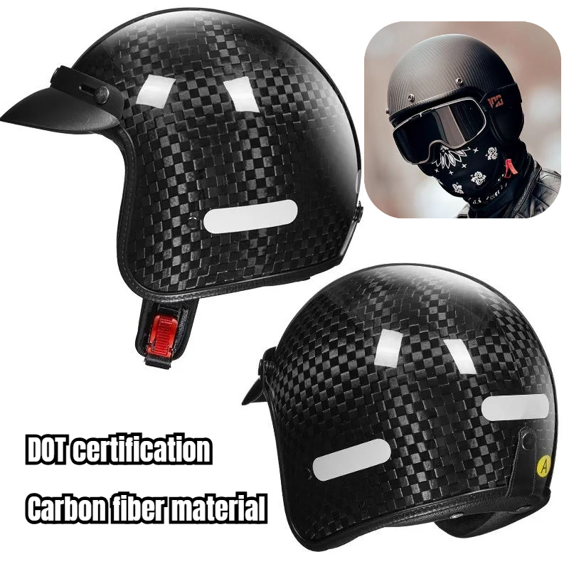 หมวกกันน็อคแบบเปิดหน้า DOT Ret - Vintage Open Face Retro Helmet บทวิจารณ์และราคา