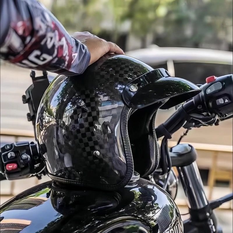 หมวกกันน็อคแบบเปิดหน้า DOT Ret - Vintage Open Face Retro Helmet บทวิจารณ์และราคา