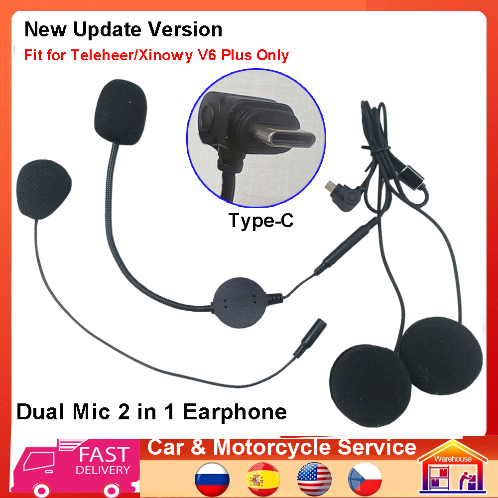 ลำโพงหูฟังประเภท-C 2 ใน 1 ไมโค - Full Face Motorcycle Helmet With Bluetooth บทวิจารณ์และราคา