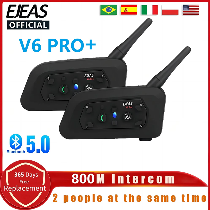 Ejeas V6 Pro หมวกกันน็อครถจักร - Full Face Motorcycle Helmet With Bluetooth บทวิจารณ์และราคา
