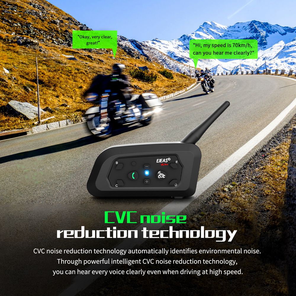 Ejeas V6 Pro หมวกกันน็อครถจักร - Full Face Motorcycle Helmet With Bluetooth บทวิจารณ์และราคา