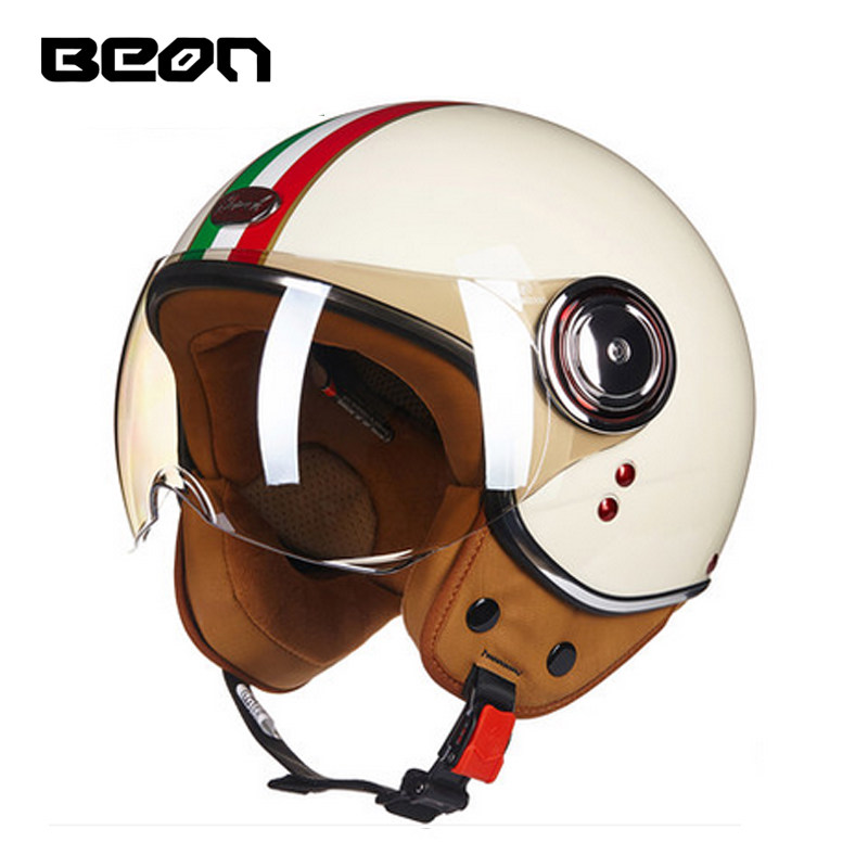 หมวกกันน็อคเปิดหน้า BEON 110B  - Vintage Open Face Retro Helmet บทวิจารณ์และราคา