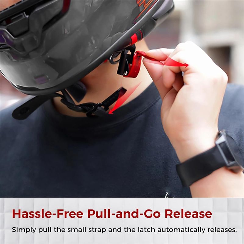 ชุดเปลี่ยนหัวเข็มขัดแบบปลดเร็ว - Quick Release Buckle Motorcycle Helmet บทวิจารณ์และราคา
