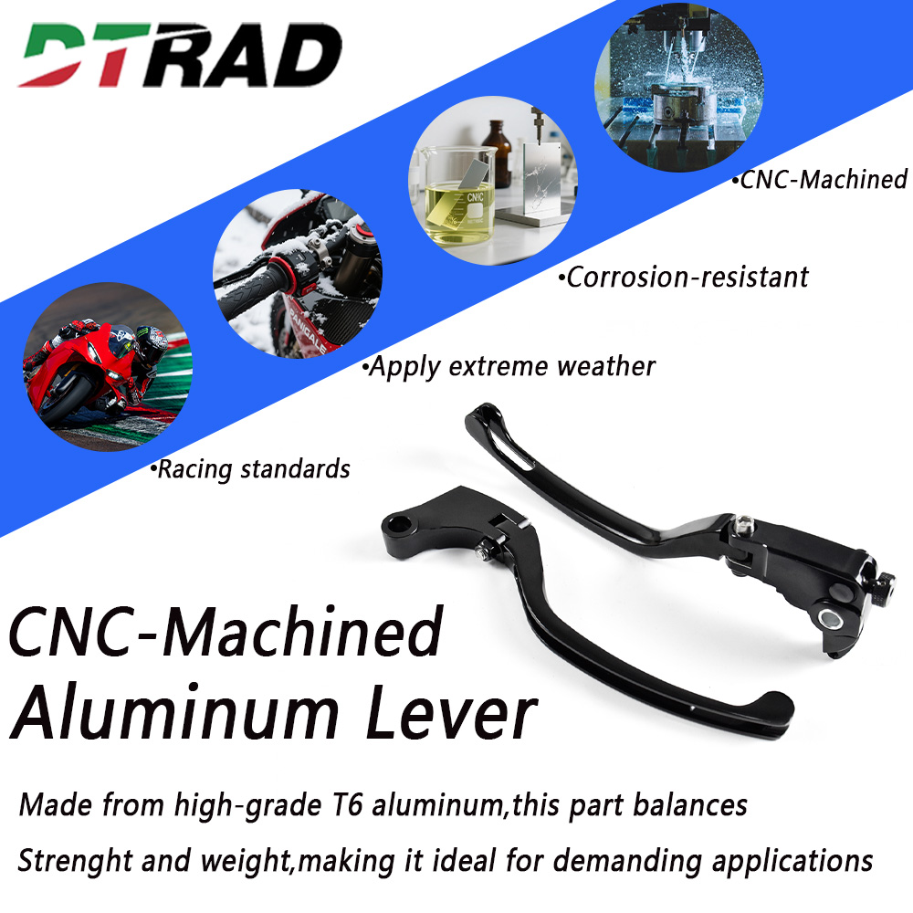 ชุดก้านเบรกและก้านคลัตช์พับได้ - Cnc Aluminum Adjustable Brake Clutch Levers บทวิจารณ์และราคา