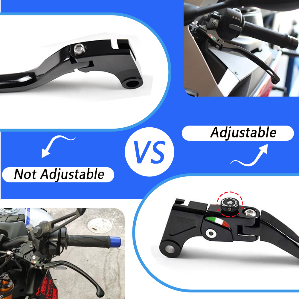 ชุดก้านเบรกและก้านคลัตช์พับได้ - Cnc Aluminum Adjustable Brake Clutch Levers บทวิจารณ์และราคา