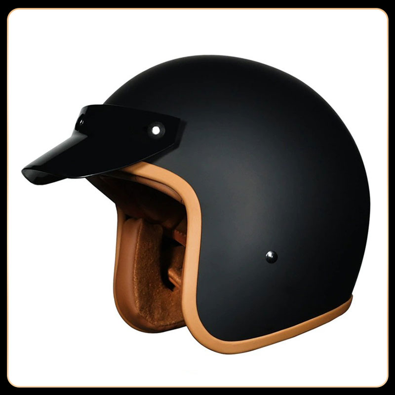 หมวกกันน็อคแบบเปิดหน้า 3/4 สไต - Vintage Open Face Retro Helmet บทวิจารณ์และราคา