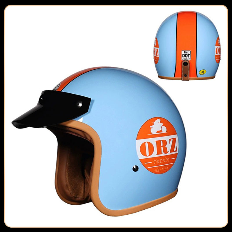 หมวกกันน็อคแบบเปิดหน้า 3/4 สไต - Vintage Open Face Retro Helmet บทวิจารณ์และราคา